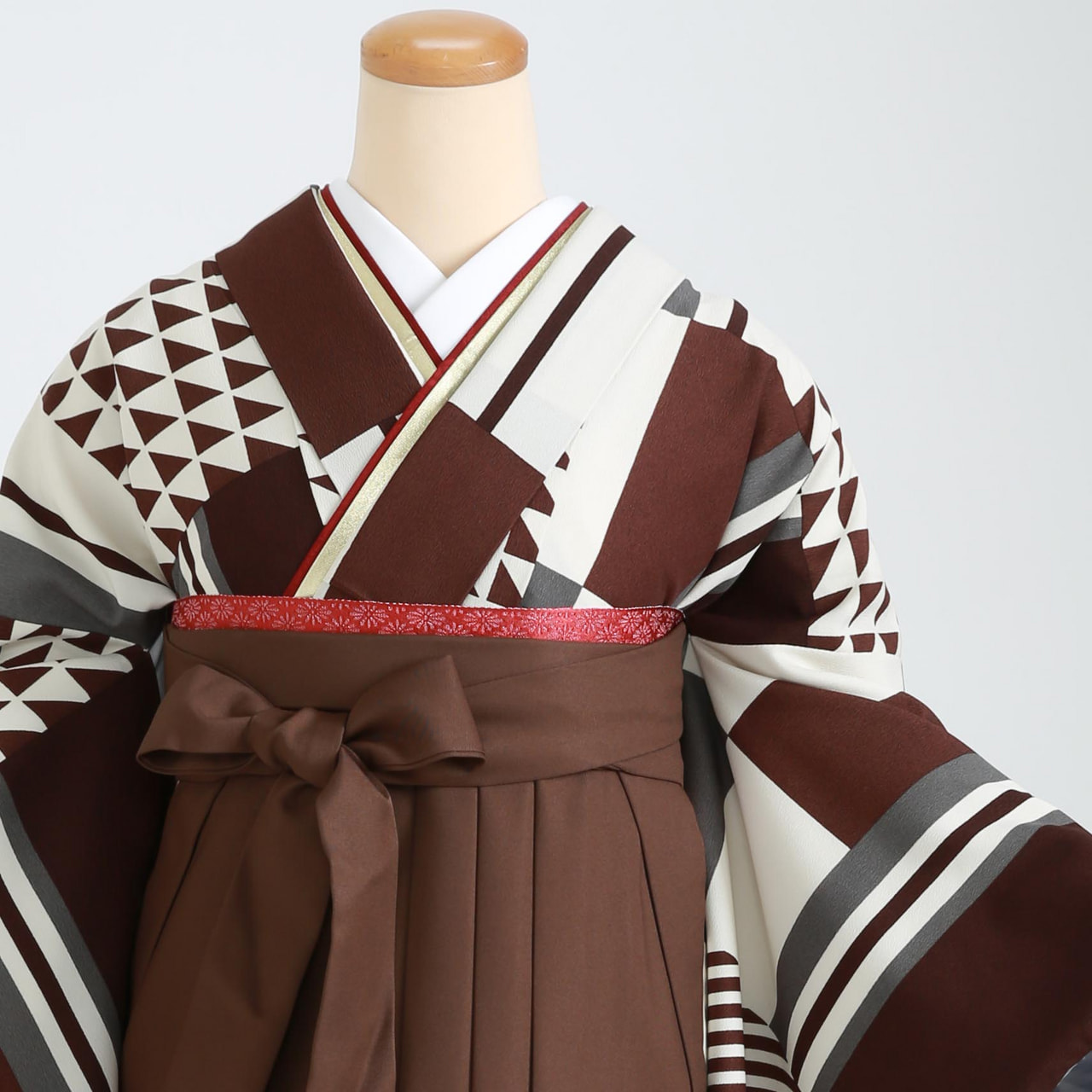 卒業袴（白地）