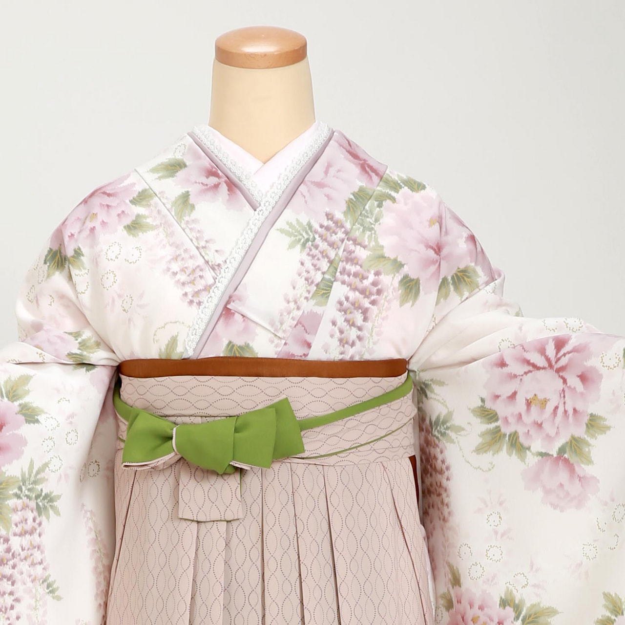 卒業袴（白地）