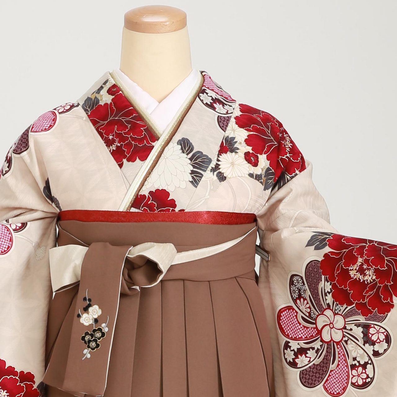 卒業袴（ベージュ）